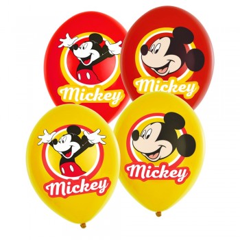 Balon Mickey Mouse - 28 cm - Set 6 buc